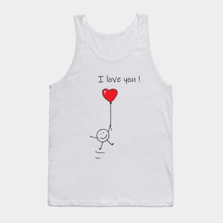 i love you valentine day Tshirt Tank Top